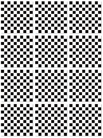Panorama 48 Stück Stickerfliesen 15x15cm Schwarze und weiße Quadrate - Fliesenaufkleber Fliesenfolie - Aufkleber Fliesen - Selbstklebende Fliesenbilder für Badezimmer Küche - Vinyl Fliesenkleber