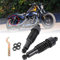Samger Motorrad 267mm 10,5 Hinterer Stoßdämpfer Hinterradaufhängung Fit für Harley Sportster 2004-2012 (Schwarz)