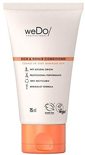 weDo/ Professional weDo/Professional Rich & Repair Conditioner gegen Haarbruch für kräftiges, widerspenstiges oder sehr strapaziertes Haar, 75 ml, Geruchlos