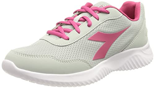 Diadora ROBIN 3 W, Scarpe da Running Donna, Grigio/Rosa (Argento DD/Rosa Bietola), 36.5 EU