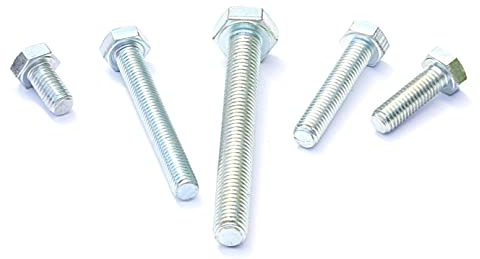 Sechskantschrauben Maschinenschrauben M6x40 mm DIN 933 verzinkt 8.8 25 Stück