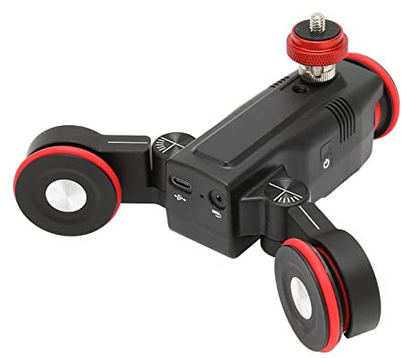 VBESTLIFE Kamera Autodolly, L5I 3 Motorisierte Kamera Video Auto Dolly Auto APP Steuerungsunterstützung für Android Kompatibel mit Mobiltelefonen, Micro Single, Videorekordern