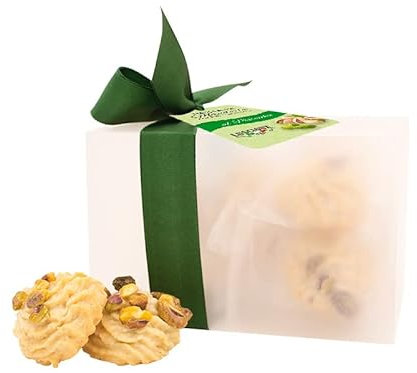 LUSCIOUX Pasta di Mandorla al Pistacchio 200 g in Astuccio Elegance