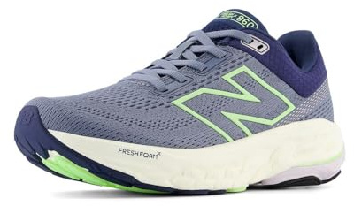New Balance Women's Fresh Foam X 860 V14 Running Shoe, Arctic Grey/Sea Salt/Bleached Lime Glo, 6.5 Wide