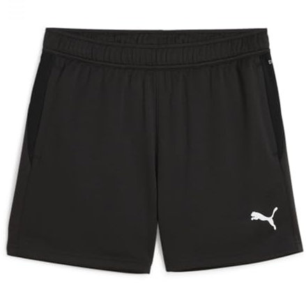 PUMA teamGOAL Training Short Wmn, Unisex-Erwachsene Gestrickte Shorts, PUMA Black-PUMA White-Flat Dark Gray, 658645