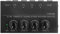 liovitor Black HA400 Headphone Amplifier 4-Way Monitor Headphone Amplifier with UK Plug AC100-240V