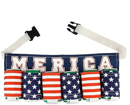 Beer Belt White Elephant Gifts for Adults Beer Gift for Men Beer Holster Bottle Holders Beer Accessories for Beer Lovers/Drinkers