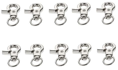 POPETPOP 10pezzi Cinghie Di Sicurezza Per Gabbia Per Uccelli Da Chiusure Inossidabile Per Porte Gabbia Clip Multifunzionali Per Parrotti e Uccelli Domestici Resistente e Pratico