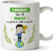 Mugffins Tazza Personalizzata in ceramica per AMICO 11 oz / 350 ml - In italiano - Sei migliore del mondo - Idea regalo per compleanno, anniversario, natale