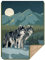 KawaGebo Kamp Campingdecke Ultraleicht Warm I Outdoor Reisedecke verstaubar I Camping Decke wasserabweisend für Wandern, Reisen, Hängematte,Van, Flugzeug DeckeI Thermal Sherpa & Ripstop,145x200cm