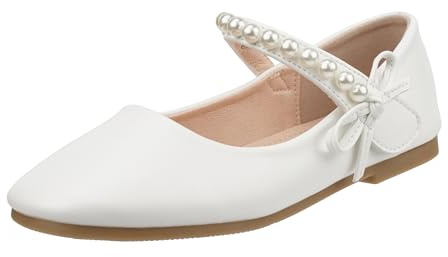 TRIWORIAE-Mädchen Mary Jane Flats Schuhe Festliche Schuhe Ballerina Schuhe