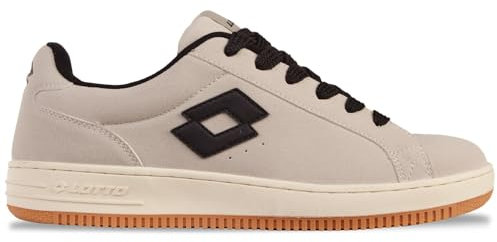 Lotto YARIN - Sneaker Unisex Stone/Black, 44 EU, Stone Black, 44 EU