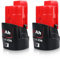 VANTTECH 2Packs 48-11-2421 12V 3.5Ah Lithium Battery Replacement for Milwaukee 12V Battery 48-11-2420 M-12 48-11-2411 48-11-2420 48-11-2402 C12B C12BX 48-59-1812 2510-20