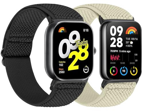 XANS Cinturino Compatibile con Xiaomi Smart Band 8 Pro/Xiaomi Smart Band 9 Pro/Redmi Watch 4/5, Regolabile Elastico in Nylon Cinturini di ricambio per Xiaomi Mi Band 8 Pro/9 Pro/Redmi Watch 5/4
