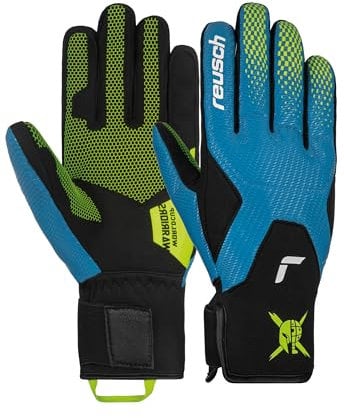 Reusch Worldcup Warrior Speedline sehr warme, Winddichte und atmungsaktive Unisex Winterhandschuhe Fingerhandschuhe Schneehandschuhe Skihandschuhe für Damen und Herren für Grip und Schutz