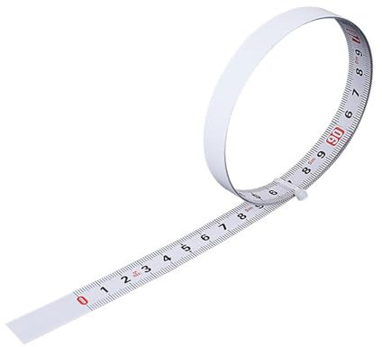 Self Adhesive Measuring Tape,1M Left To Right Measuring Tape,Sticky Scale Self-Adhesive Tape Measure,Carbon Steel Self Adhesive Measuring Tape