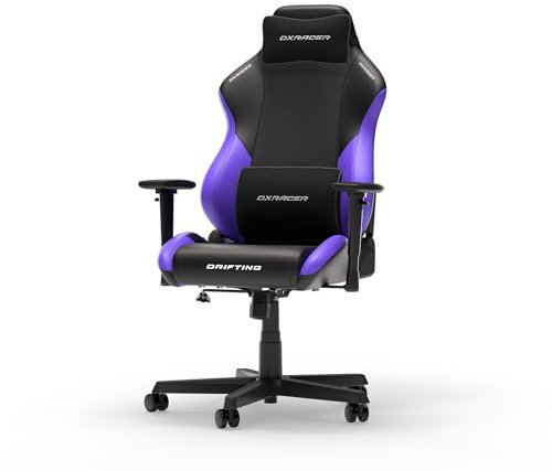 DXRacer Drifting L Nero & Viola EPU Pelle The Orginal Gaming Sedia