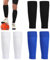 XURJUMI 3 Paar Fußball Sleeves Tubes (Unisex), Kinder Fußball Stutzen, Fußball Sleeves Tubes Sportsocken Trainingssocke Sockenstutzen Fußballstutzen für Fussball Basketball Laufen Radfahren Marathon