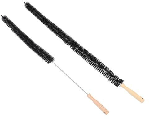ETHZZLE 2pcs Dryer Vent Cleaner Kit Scrubber Brush Handle for Washing Machines and Home Cleaning