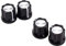 VICASKY 4pcs Guitar Bass Knob Potentiometers Silver Shaft Pot Knobs for Vintage