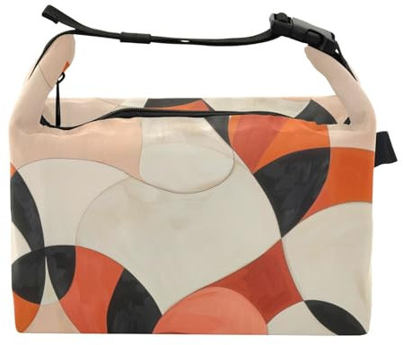 Yoogain Astratto Artistico Senso Multiplo di Colore di Riempimento Bambini Borse Isolate Uomo Portatile Pranzo Borsa Più Raffreddamento per