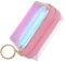 FOMIYES Porte- Transparent Compact avec Porte-clés Mini Pochette pour Clés et Pratique pour Étudiants et Adultes