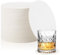 Ohulelks sous-Verres Ronds Jetables Blancs - 200 Pièces, 4 Pouces en Carton Épais pour Mariages, Bars et Événements de Restauration