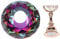 Brino Magnetic Nail Tip Practice Stand & Display Holder, Crystal + Alloy, DIY Tool