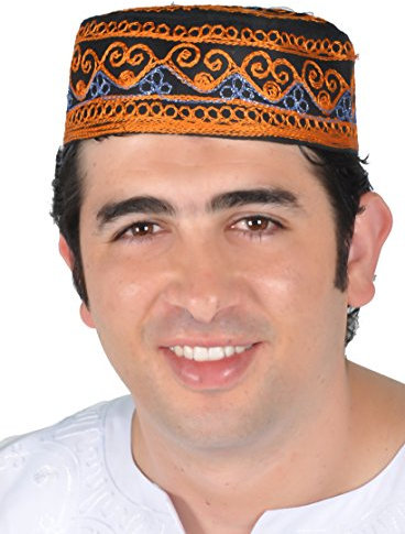 Egypt Bazar Traditionelle Arabische Kopfbedeckung - Araber - Karnevalskostüm/Farbe: schwarz