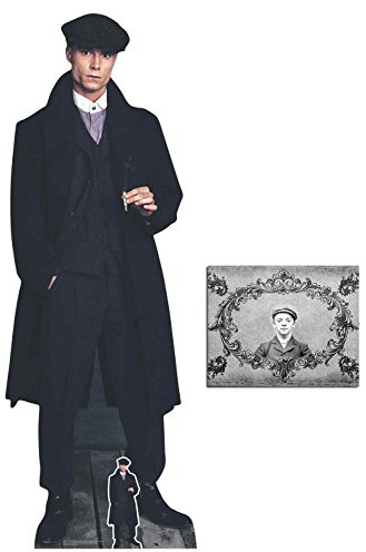 BundleZ-4-FanZ 1920s British Gangster Smoking Lifesize and Mini Cardboard Cutout Fan Pack, 185cm x 66cm Includes 8x10 Star Photo