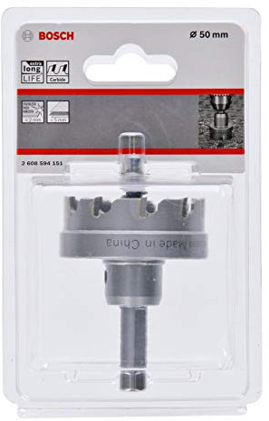 Bosch Accessories Professional Carbide Lochsäge Precision for Sheet Metal (Edelstahl, 50 mm