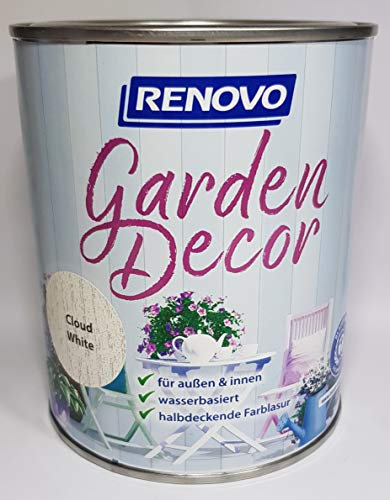 750 ml RENOVO garden decor, Cloud White halbdeckende Lasur