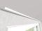 Market-Alley Vorhangschiene Aluminium Weiß/Schwarz Gardinenschiene ; B 1-läufig ; 120cm-600cm. Für Kräuselband Gardinen oder Schiebevorhang (nur Weiß Gardinenschiene ; 320cm)