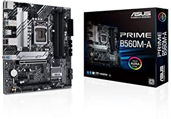 Asus Prime B560M-A Scheda Madre Per Gaming, Intel Lga 1200, Nero