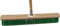 Straßenbesen Gartenbesen 30cm 40cm 50cm 60cm mit Holzstiel 130cm Elastonborsten Straße Boden (mit Holzgriff, 40cm)