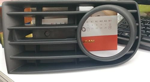 Griglia Per Fendinebbia Per Auto, ABS Griglia Paraurti Lato Inferiore Anteriore Sinistro/Destro Copertura Per Fendinebbia Cornice Fendinebbia Griglia Compatibile con Golf 5 MK5 2005-2009