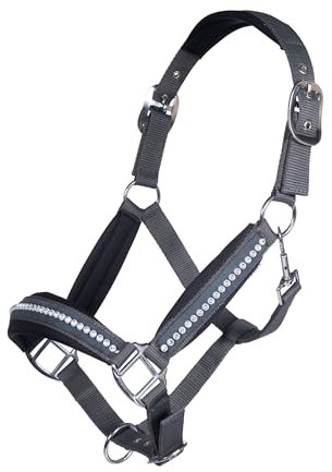 HKM Halfter -Berry- Halfter 9300 Dunkelgrau Shetty
