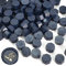 100 Stücke Siegelwachs Perlen Metallic Dunkelblau Wachssiegel Wachs Achteckig für Siegelstempel Briefe Umschläge Versiegelung Dekoration Einladungen Karten Geschenkverpackung Party
