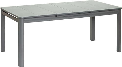 JARDILINE Table de Jardin Milos Extensible en Aluminium pour 8/10 Personnes