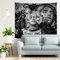 HCDZF Lil Peep Wandbehang Schwarz-Weiß-Wandteppich Tapisserie Home Decoration für Schlafzimmer Banner und Girlande Event Banner(L:78ʺ × 59ʺ)