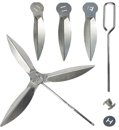 TALOEYH Set di 2 griglie da 22-1/2 pollici, kit di pulizia One Touch, 57 cm per Weber 7444 griglia a carbone/bollitore, compatibile con parti Weber Grill Parti di ricambio per barbecue
