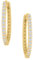 My Gold Damen Ohrringe Gold 333 Mit Zirkonia Creolen Echtes Gelbgold (8 Karat) Ø 18mm Damenohrringe Cordula
