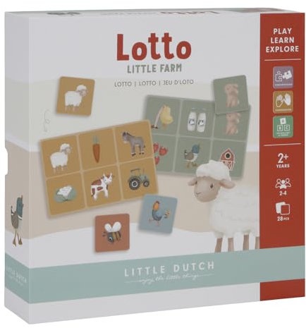 Little Dutch 7163 Lotto Spiel Bauernhof - Little Farm