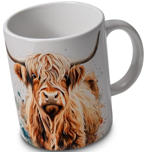 verytea Highland Cow Heilan Coo Mug – Great Scottish for a Scot
