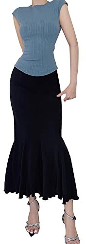 Gonna Arancione Donna - Temperamento Femminile Lady Daily all Tight Gonna Casual La dalla Gonna Viola Libro