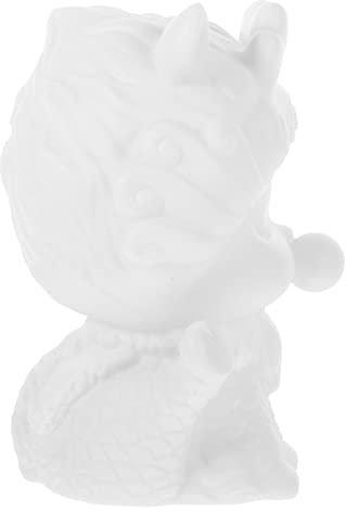 Toyvian Weiße Embryo-Emailpuppe party geschenke für kinder kindergeschenke Malerhandwerk puppe zum selber zeichnen Spielzeuge Kinderspielzeug Kindergarten-DIY-Puppe Unfertige DIY-Puppe