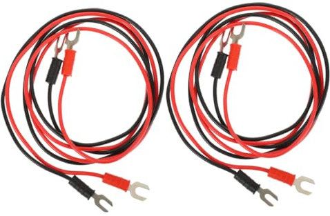 TOGEVAL 4pcs Phonograph Turntable Cable Kit Insulated Wire for Record Player Earth Grounding Cable Phonograph Magnetic Turntables Accessory