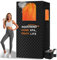 Sauna-Box für Zuhause, tragbarer Saunadampf mit 1200 W 3 l Dampfgarer + Fernbedienung + Klappstuhl, persönliches Saunazelt in voller Größe für Fitness, Fitnessstudio, Yoga, Spa, UPVC-Gestell, schnelle