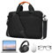 Notebook Tasche 17-17,3 Zoll Laptoptasche Schwarz Laptop Schultertasche Wasserdichte Umhängetasche Große Aktentasche Verdickte Computer Tasche für PC MacBook Büro Business Reise