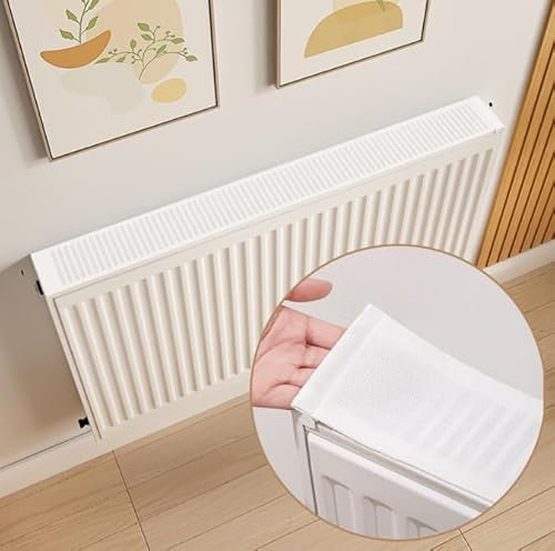 Radiator Cover, Slatted Grill Slats Dust Cover Radiator Pad, Radiator Dust Cover To Block Decorative, Designed With Breathable Mesh, For Radiator(80cm)
